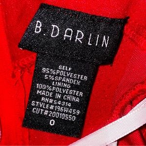 Beautifulsmall dark red short dress with tank top straps would be great for hoco